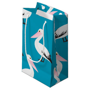 Petit Sac Cadeau Motif pélican