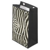 Petit Sac Cadeau Motif Poster de animal Zebra Stripe (Devant Angle)