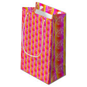 Petit Sac Cadeau "Motif Prisme" (Dos Angle)