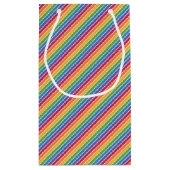 Petit Sac Cadeau Motif Rainbow Stripes (Dos)