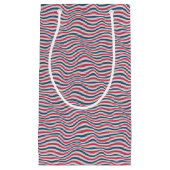 Petit Sac Cadeau Motif rayé 2 (Devant)