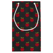 Petit Sac Cadeau Motif Red Apple Chalkboard (Dos)