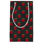 Petit Sac Cadeau Motif Red Apple Chalkboard (Devant)