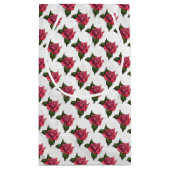 Petit Sac Cadeau Motif rose (Dos)