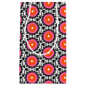 Petit Sac Cadeau Motif rose de Suzani (Devant)