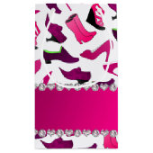 Petit Sac Cadeau Motif rose nommé des chaussures de femmes blanches (Dos)