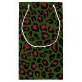 Petit Sac Cadeau Motif sans voile Leopard (Dos)
