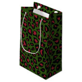 Petit Sac Cadeau Motif sans voile Leopard (Dos Angle)
