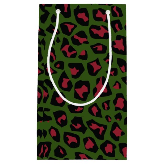 Petit Sac Cadeau Motif sans voile Leopard (Devant)