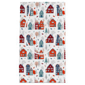 Petit Sac Cadeau Motif scandinave d'art populaire de Chambre (Devant)