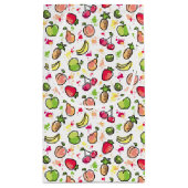 Petit Sac Cadeau motif tiré par la main de fruits (Dos)