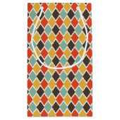 Petit Sac Cadeau Motif tribal de mode d'ikat moderne (Dos)