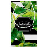 Petit Sac Cadeau Motif tropical (Dos)