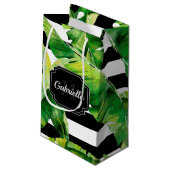 Petit Sac Cadeau Motif tropical (Dos Angle)