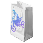 Petit Sac Cadeau Motocross (Devant Angle)