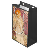 Petit Sac Cadeau Mucha Art nouveau femme beauté (Devant Angle)