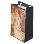 Petit Sac Cadeau Mucha Art nouveau femme beauté (Dos Angle)