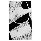 Petit Sac Cadeau Musique de feuille Artsy (Dos)