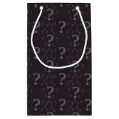 Petit Sac Cadeau Mystère point d'interrogation riddle puzzle gris (Dos)