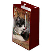 Petit Sac Cadeau Naughty tuxedo Noël (Dos Angle)