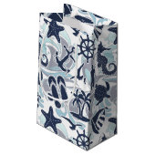 Petit Sac Cadeau Nautical Beach (Dos Angle)