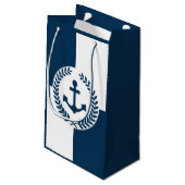 Petit Sac Cadeau Nautical themed design (Dos Angle)