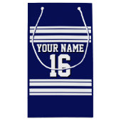 Petit Sac Cadeau Navy Blue White Team (Dos)