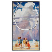 Petit Sac Cadeau NC Wyeth Le littoral de la plage de l'artisanat gé (Dos)