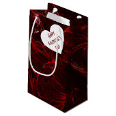 Petit Sac Cadeau Neon Red Violas (Dos Angle)