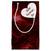 Petit Sac Cadeau Neon Red Violas (Devant)