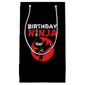 Petit Sac Cadeau Ninja Birthday Party Theme (Devant)