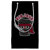 Petit Sac Cadeau Ninjava Funny Ninja Javascript Coffee Pun Dark BG (Devant)