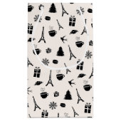 Petit Sac Cadeau Noël à Paris | Joyeux Noel (Dos)