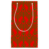 Petit Sac Cadeau Noël Art déco (Devant)