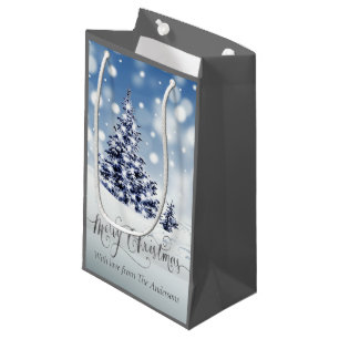 Petit Sac Cadeau Noël de coutume du pays des merveilles d'hiver de