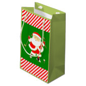 Petit Sac Cadeau Noël de golf (Dos Angle)