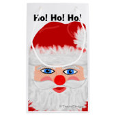 Petit Sac Cadeau Noël de Jolly Santa Claus (Dos)