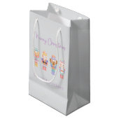 Petit Sac Cadeau Noël des noisettes (Devant Angle)