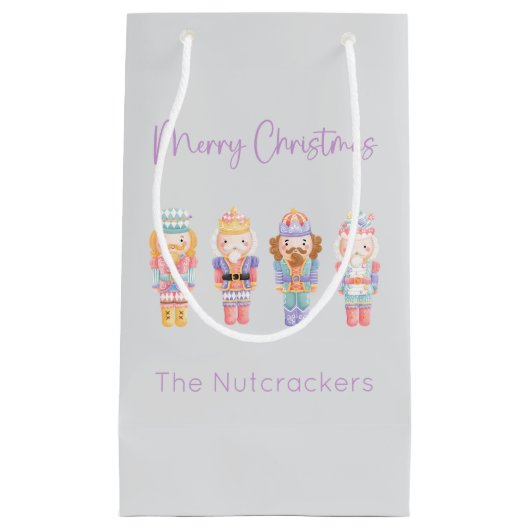 Petit Sac Cadeau Noël des noisettes (Devant)