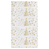 Petit Sac Cadeau Noël doré (Dos)