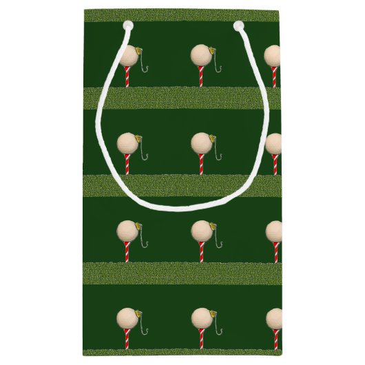 Petit Sac Cadeau Noël du golf (Dos)