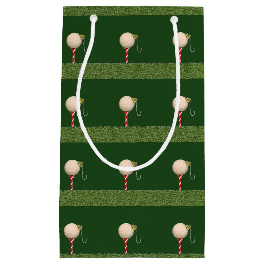 Petit Sac Cadeau Noël du golf (Devant)