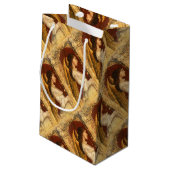 Petit Sac Cadeau Noël Fresco Angel (Dos Angle)