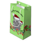 Petit Sac Cadeau Noël Koalas (Dos Angle)