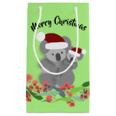 Petit Sac Cadeau Noël Koalas (Devant)