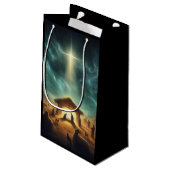 Petit Sac Cadeau Noël/Nativité/Jésus (Dos Angle)