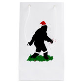 Petit Sac Cadeau Noël Sasquatchant (Devant)