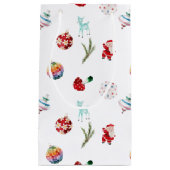 Petit Sac Cadeau Noël simple et coloré (Devant)