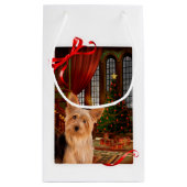 Petit Sac Cadeau Noël Yorkie (Dos)