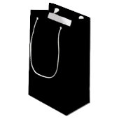 Petit Sac Cadeau Noir (Dos Angle)